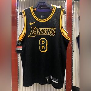 NBA Los Angeles Lakers Kobe Bryant Black Mamba Day Swingman Jersey